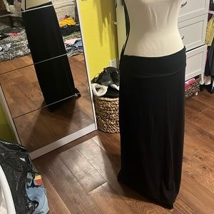 Faded Glory,  black full length skirt - size large